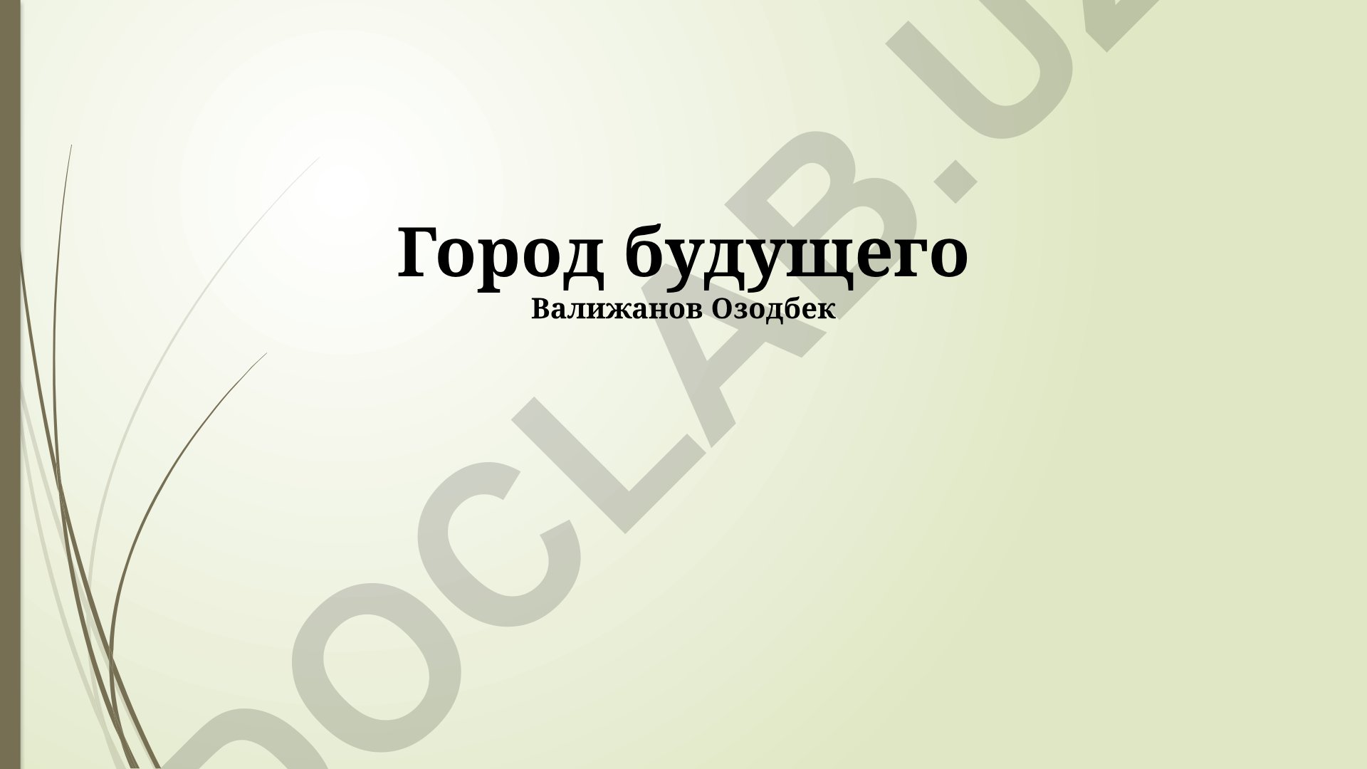 Город будущего: умная инфраструктура, экология и устойчивое развитие
