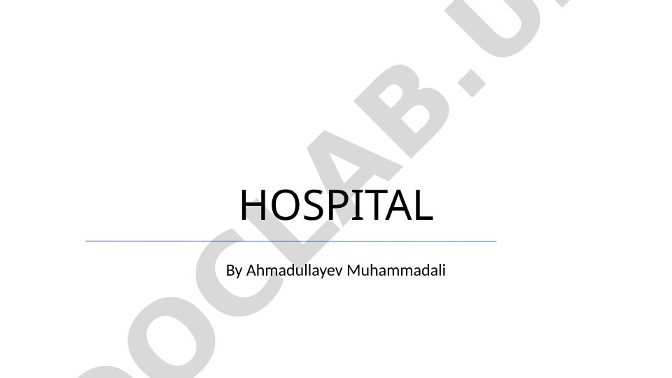 Hospital Operations, Management, and Patient Care