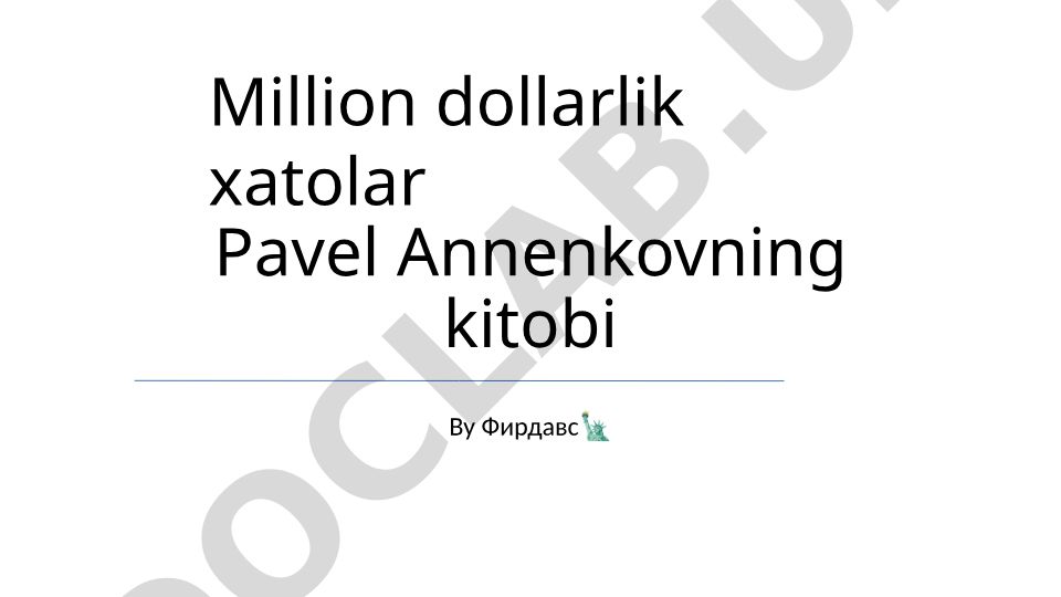 Million dollarlik xatolar: Muvaffaqiyatsizlikdan darslar va strategiyalar