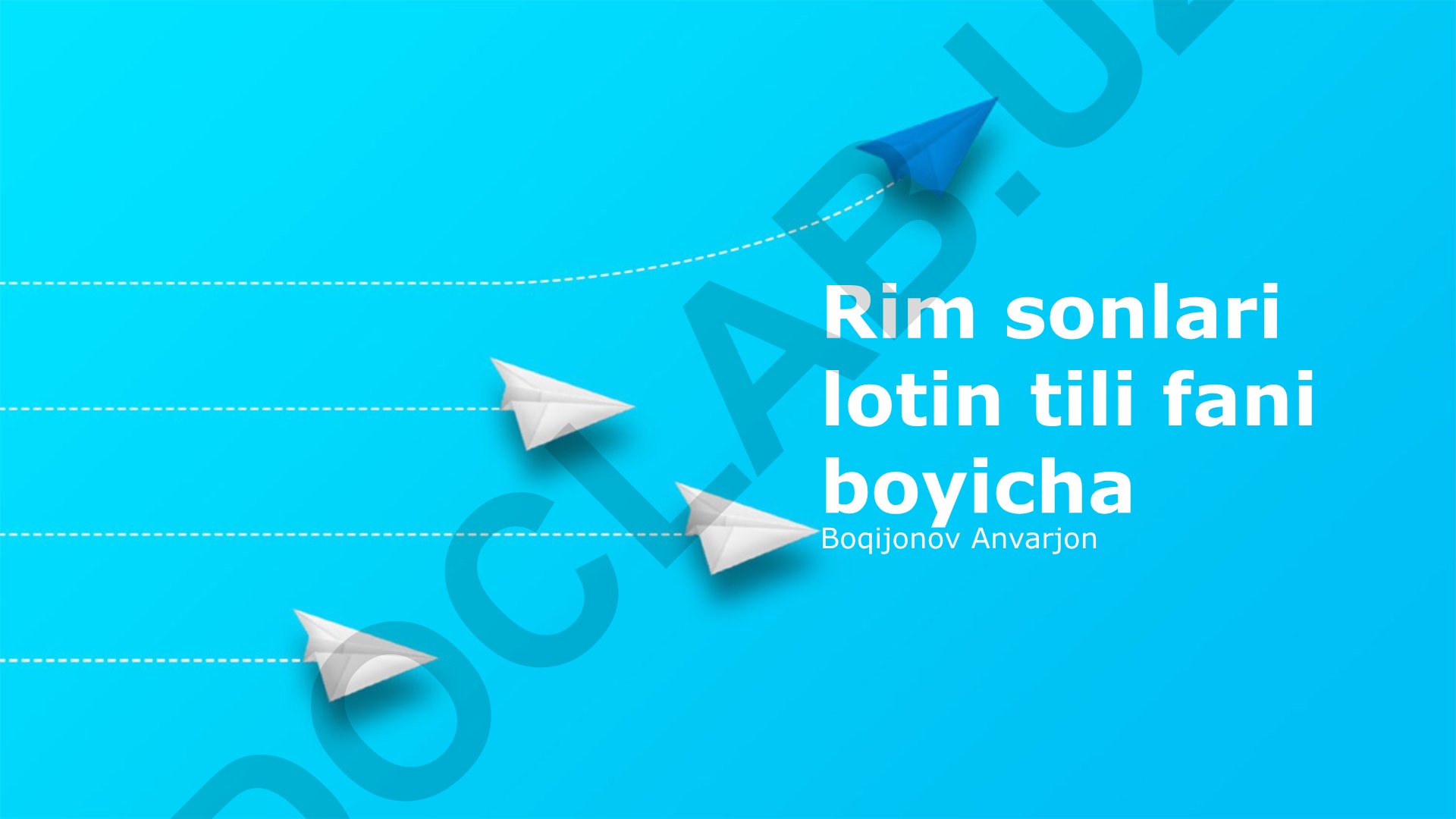 Lotin grammatikasi bo'yicha rim qo'shimchalari va tugamalari