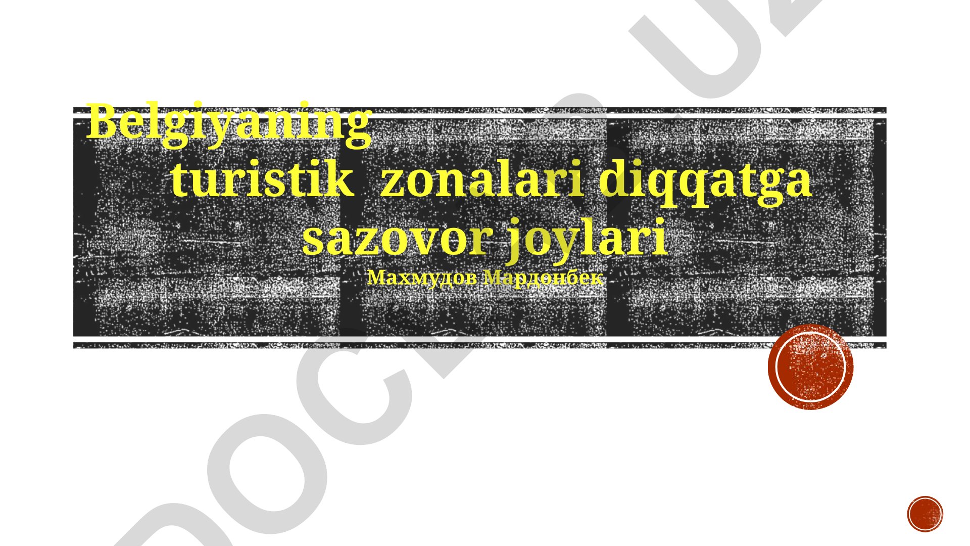 Belgiyaning turistik zonalari va diqqatga sazovor joylari