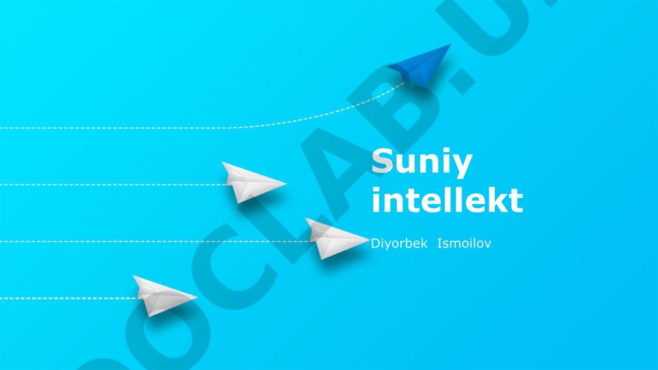 Sun'iy intellektning mohiyati, qo'llanilishi va kelajagi