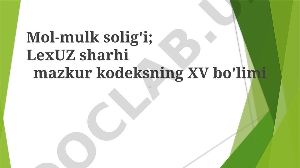 LexUZ huquq kodeksining XV bobida Majburiyatlar huquqi