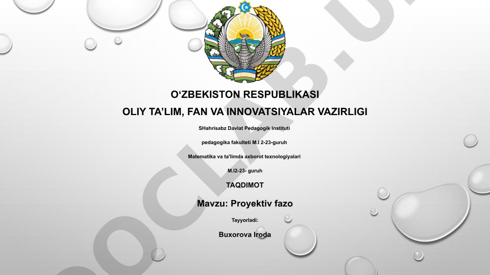 Proyektiv fazo