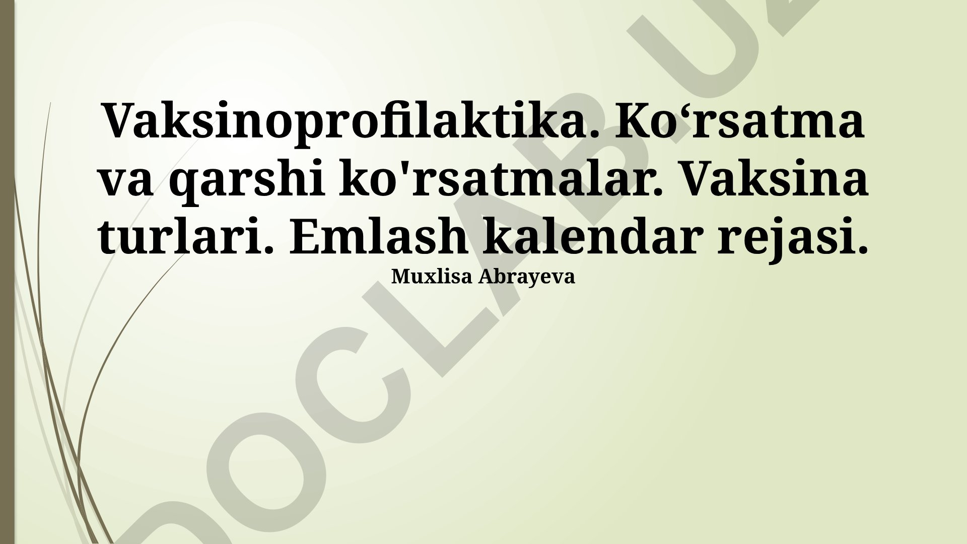 Vaksinoprofilaktika: ko'rsatmalar, qarshi ko'rsatmalar va emlash kalendar rejasi