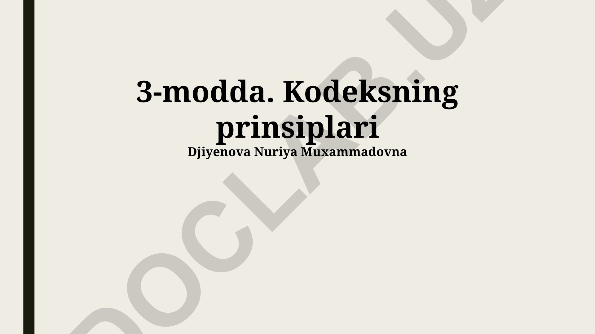 3-Mode kodlash tamoyillari va amaliy qo'llanilishi