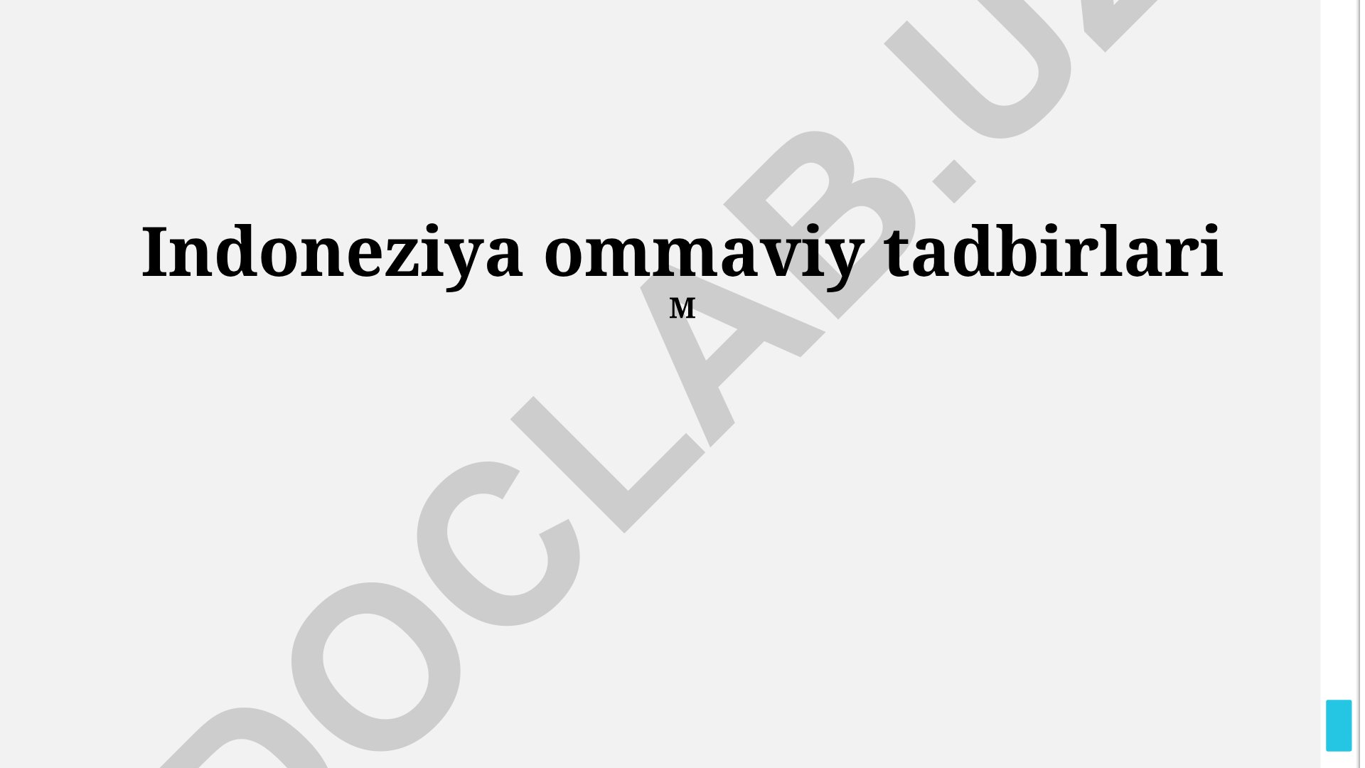 Indoneziya ommaviy tadbirlari turlari va ularning madaniy ahamiyati