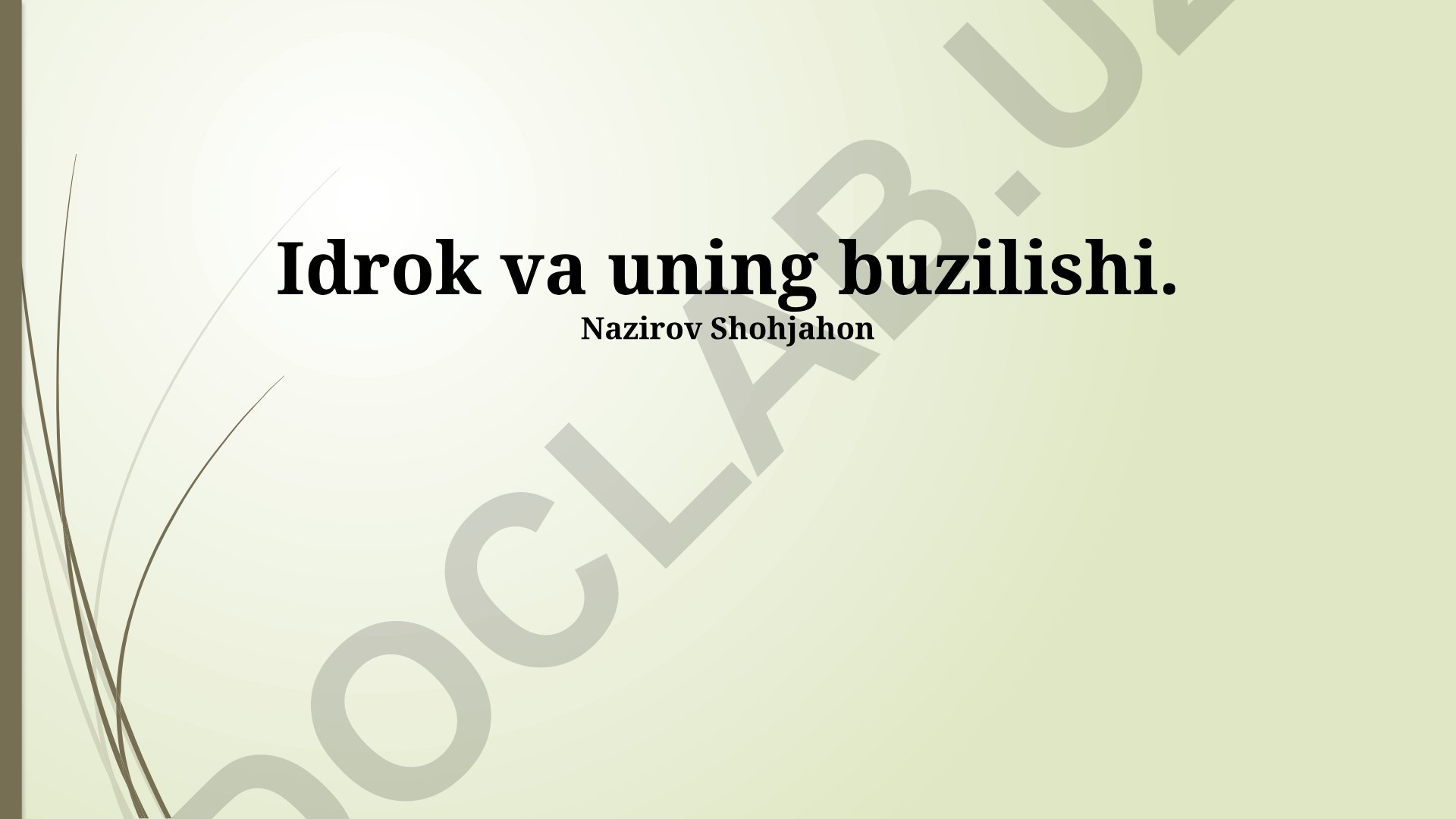 Suv ifloslanishining oldini olish va bartaraf etish