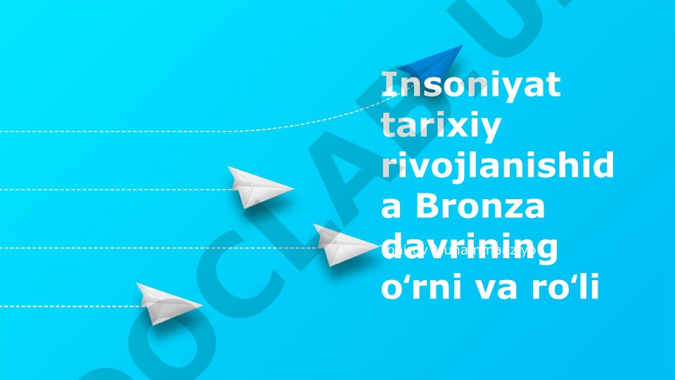 Bronza davri: texnologiya, madaniyat va jamiyat rivojlanishi