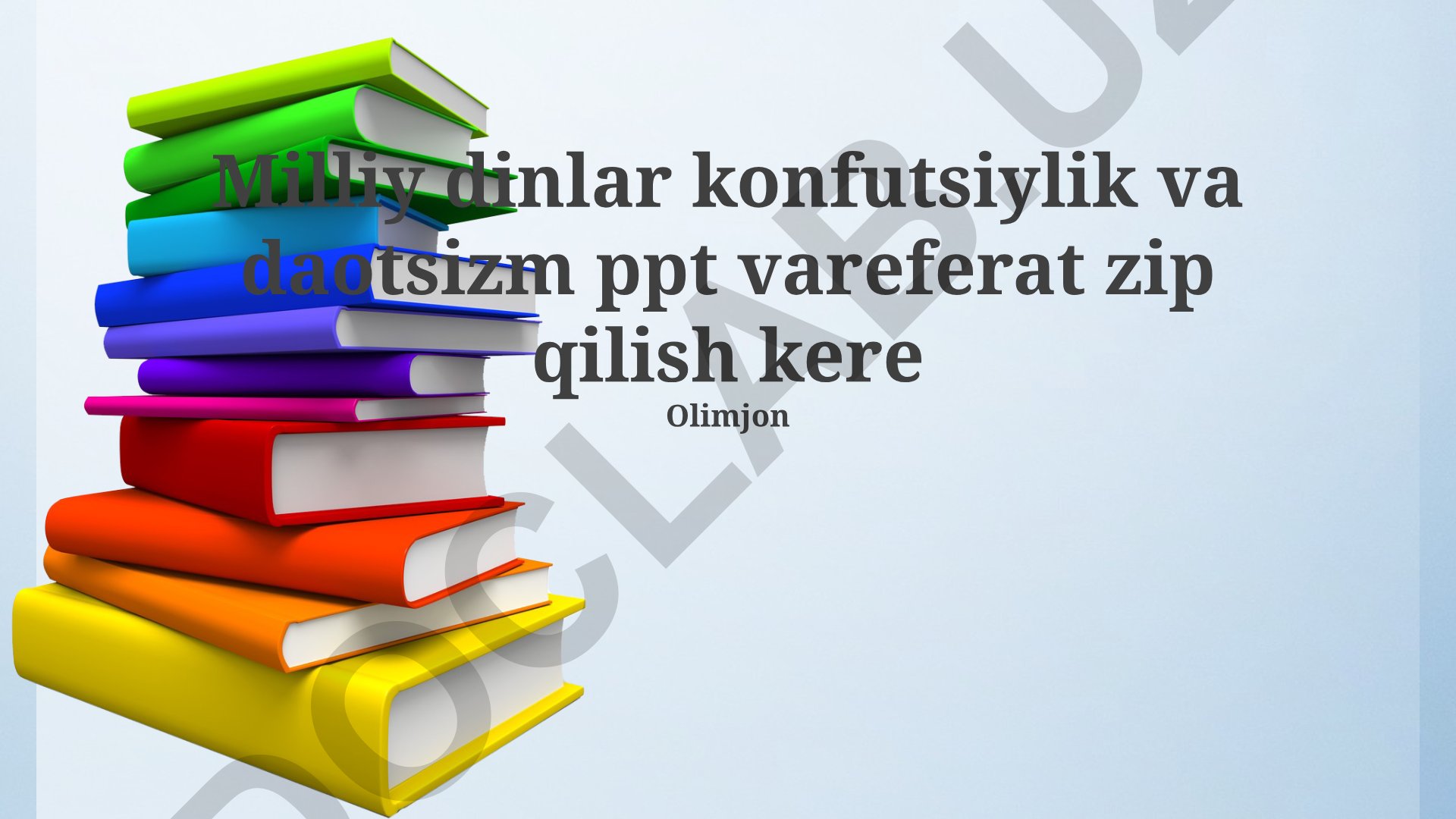 Konfutsiylik va Taoizmning taqqoslashi va asosiy g'oyalari