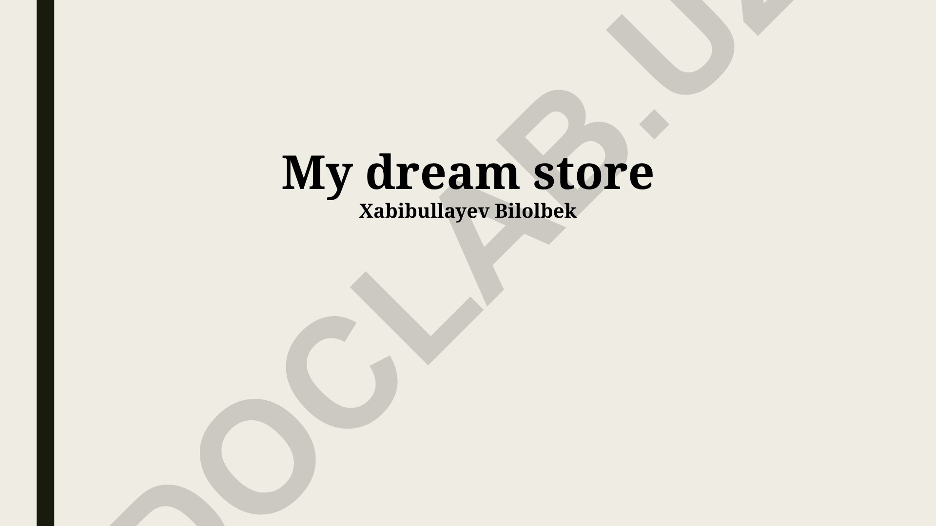My dream store concept with AI pricing and collaborative design