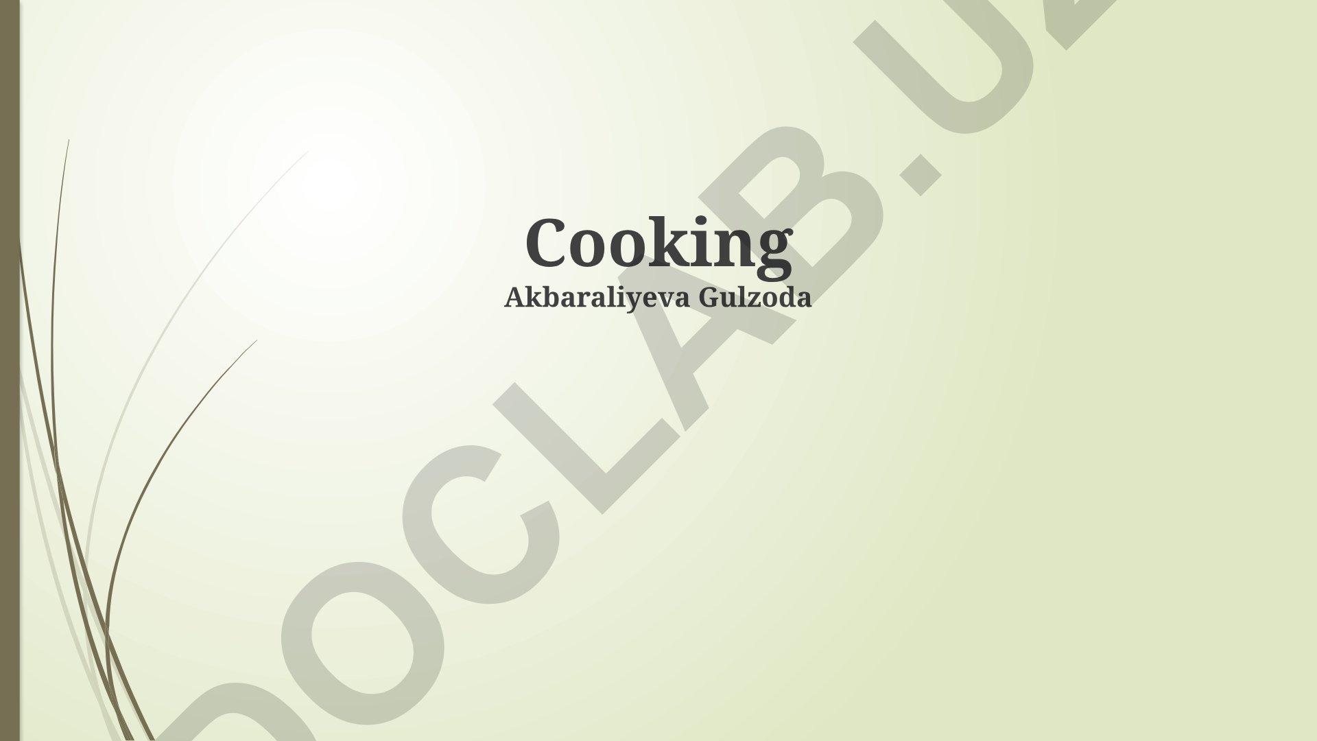 Culinary Foundations and Cooking Techniques