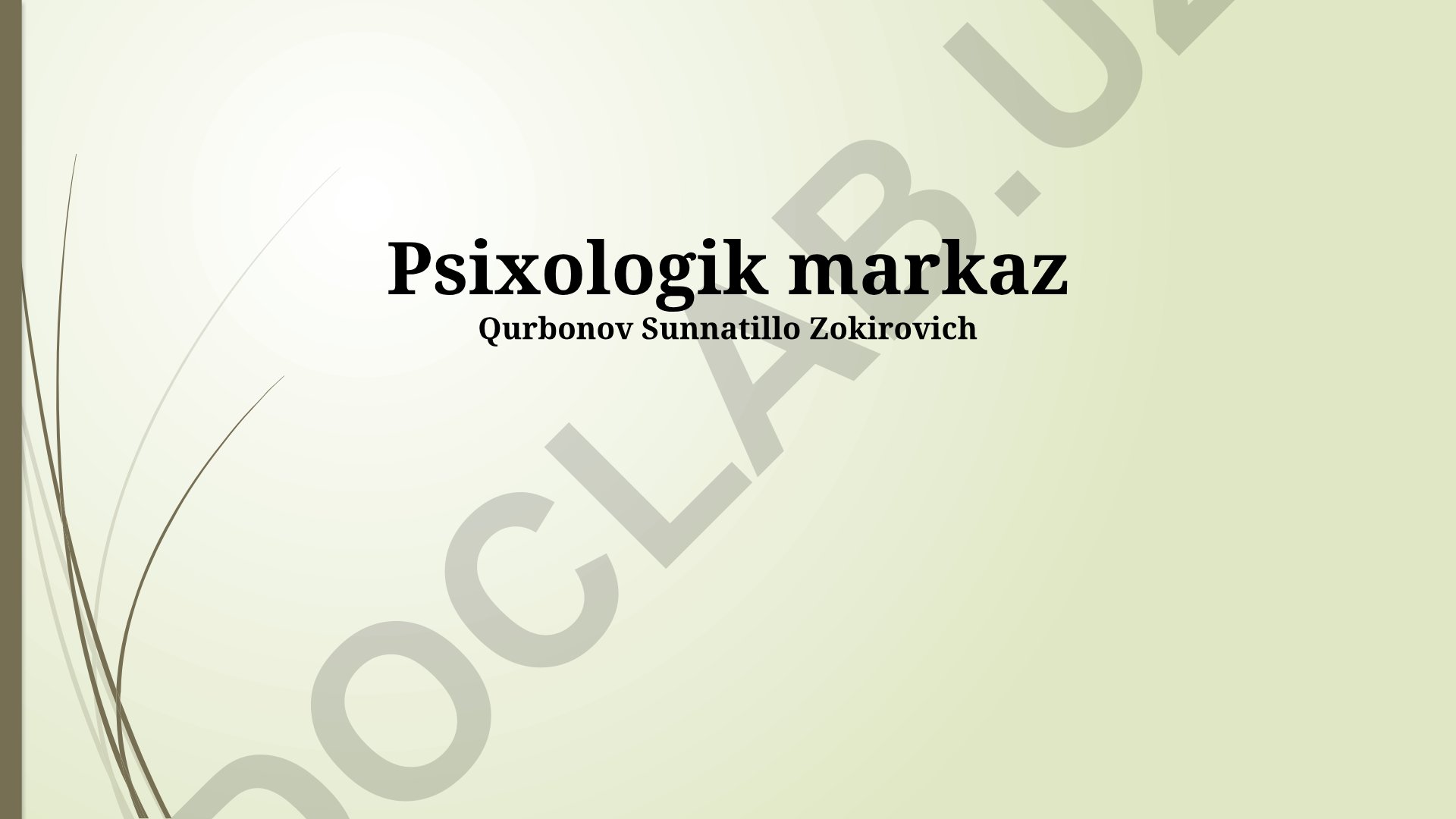 Psixologik markazning maqsadi, xizmatlari va murojaat jarayoni