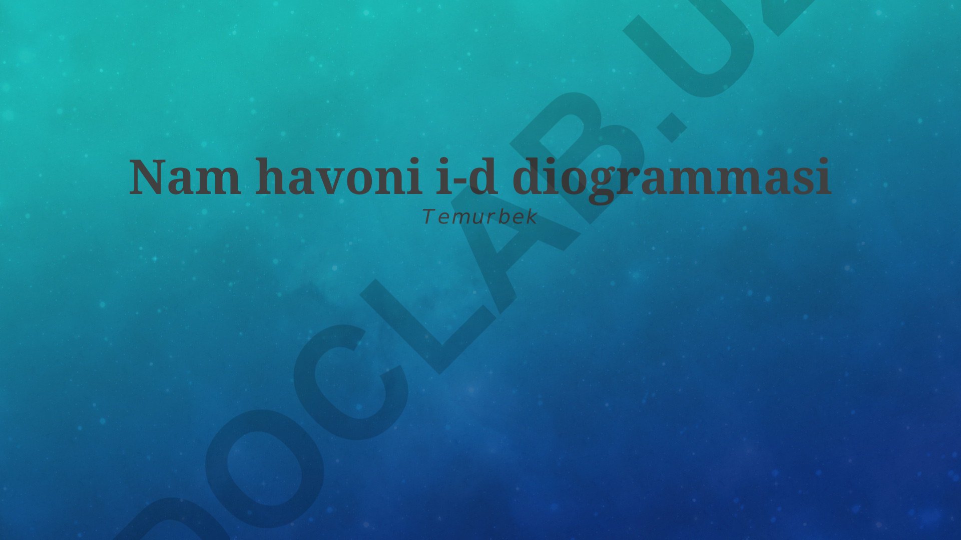 Diagrammalar turlari va ularning tahlili