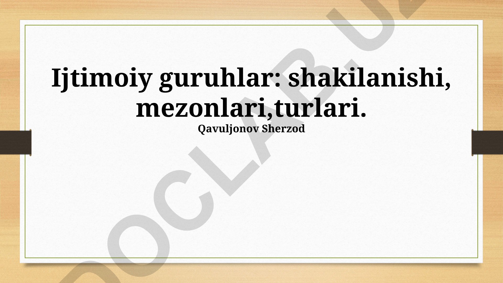 Ijtimoiy guruhlar: shakilanishi, mezonlari va turlari