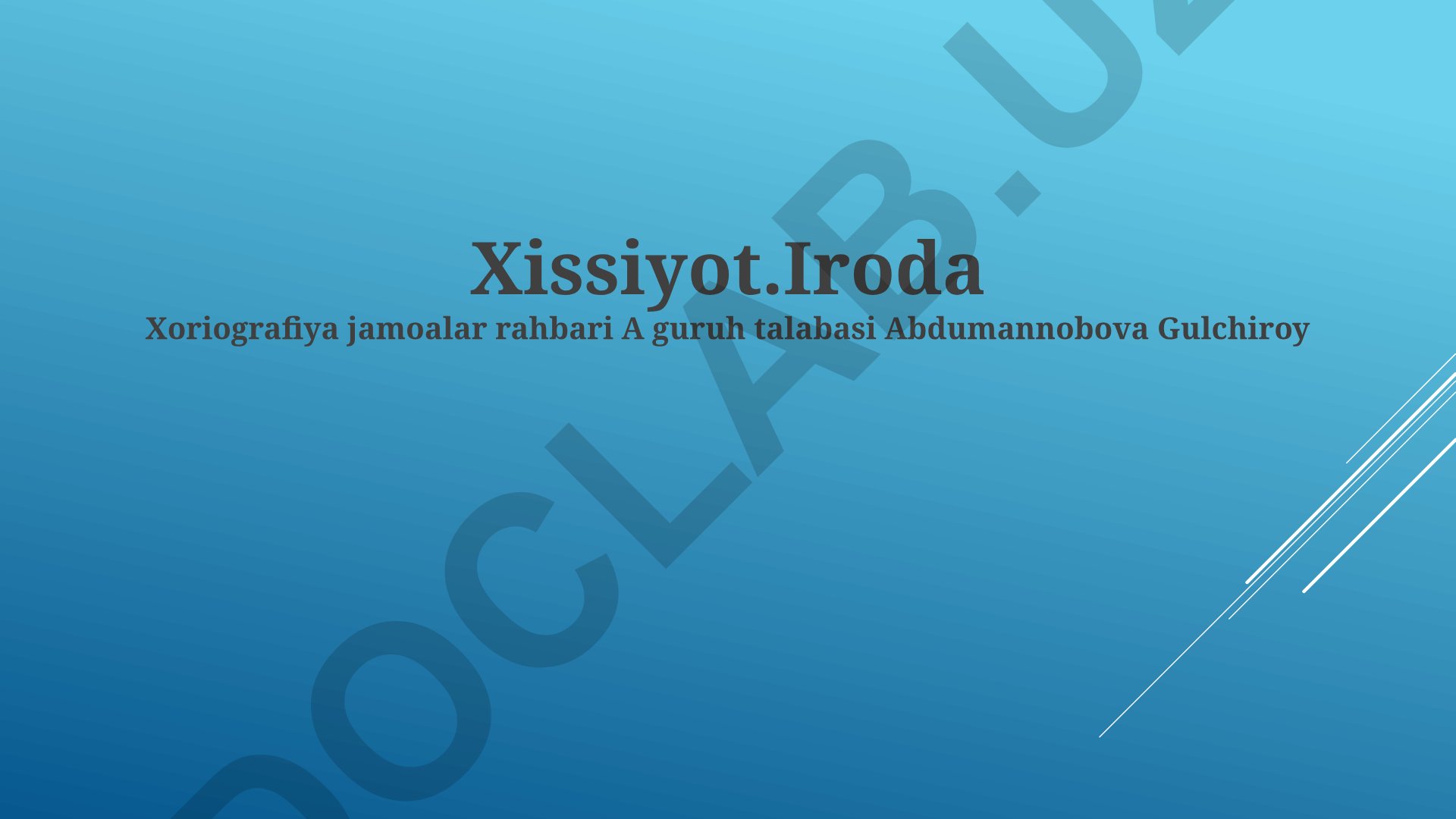 Iroda kuchi va uning rivojlanishi