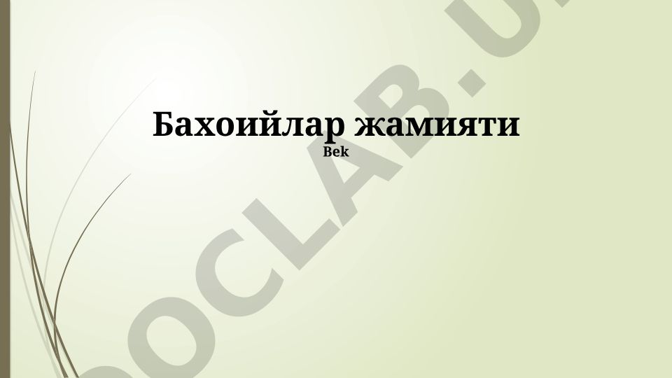 Bahoiy dinining ta'limotlari, jamiyat tuzilishi va kelajak istiqbollari