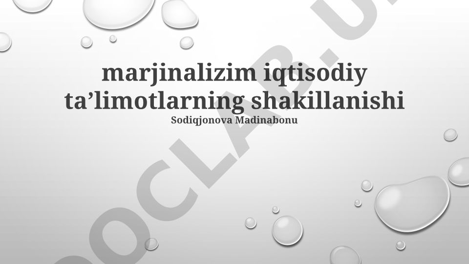 Chegaraviylikning iqtisodiy modellarga ta'siri va O'zbekiston misollari