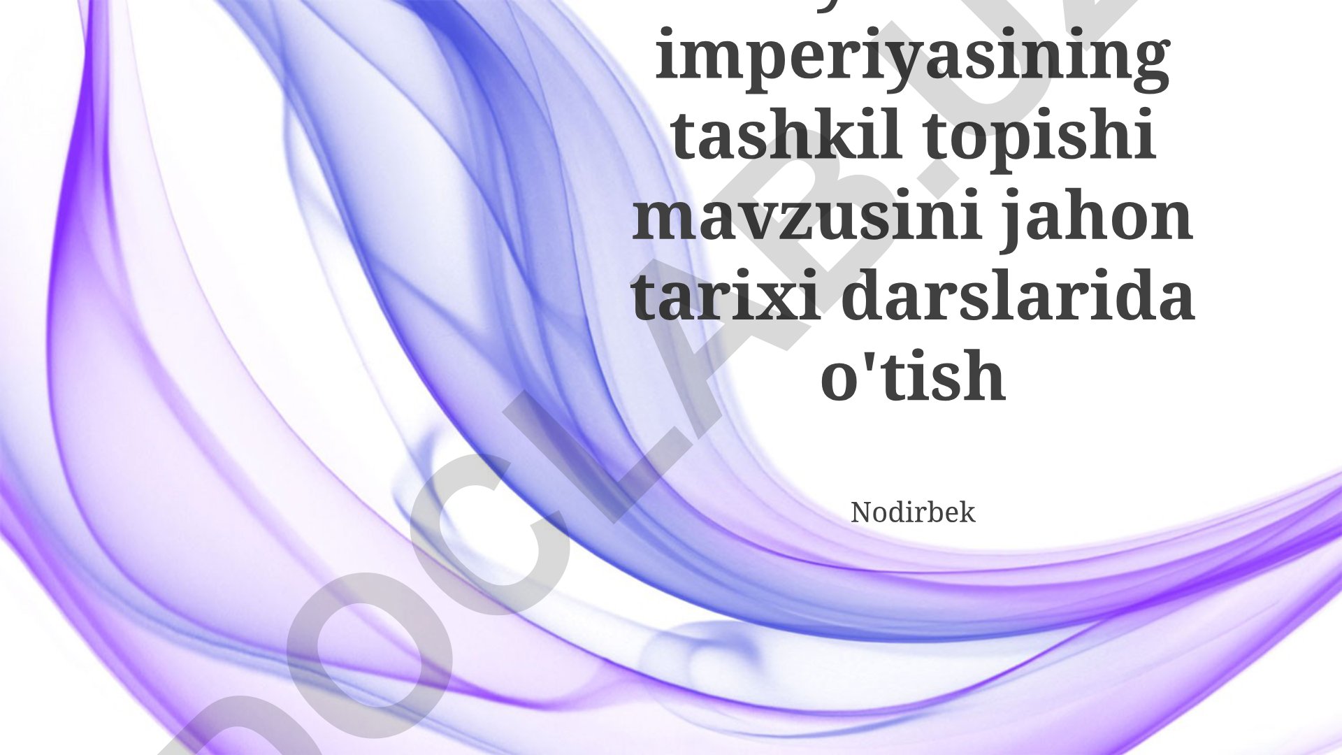 Karolinglar imperiyasining tashkil topishi va tarixiy konteksti