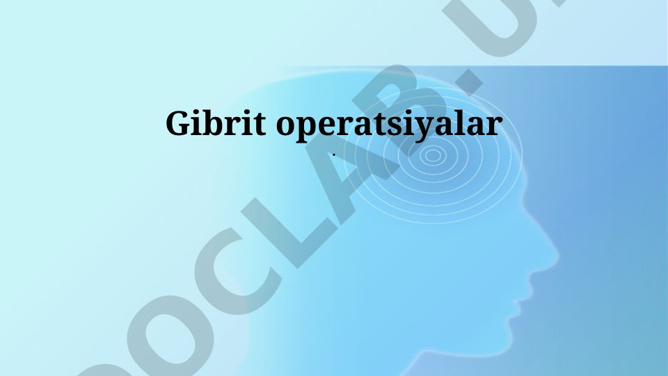 Gibrid operatsiyalar: mohiyati, turlari va strategiyalari