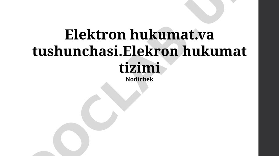 Elektron Hukumat Tizimi: Afzalliklari, Kamchiliklari va Xavfsizligi