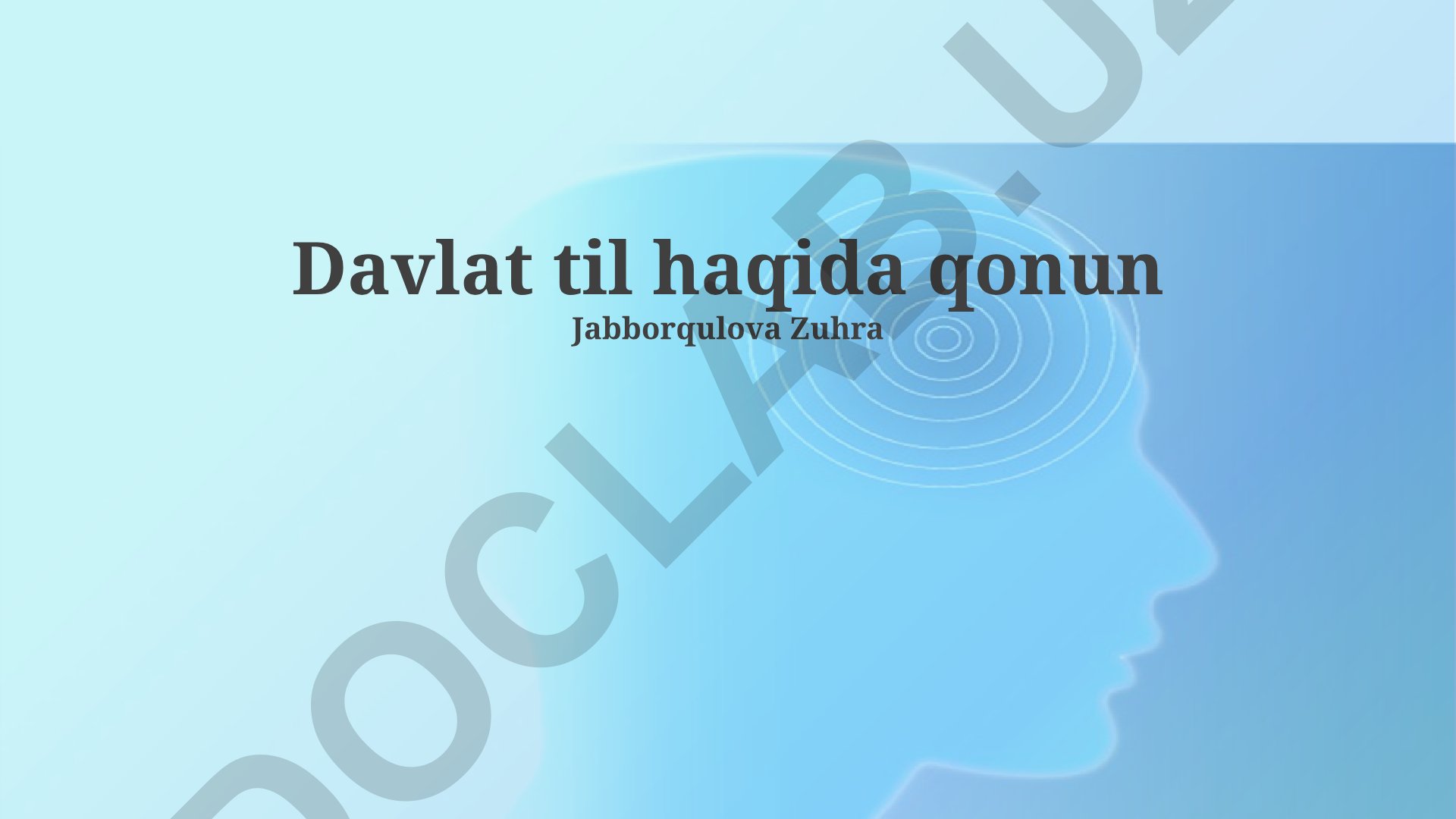 Davlat til haqida qonun: asosiy tamoyillar, mohiyati va amalda qo'llanilishi