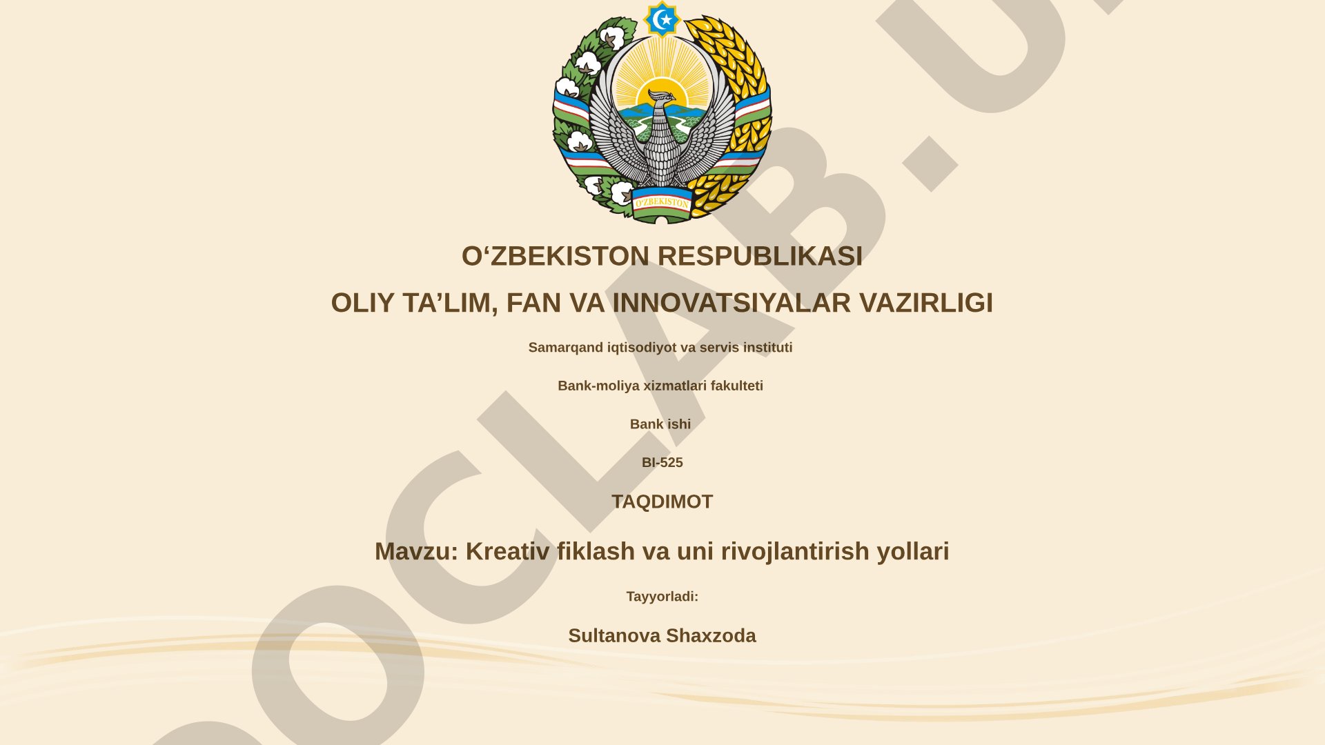 Kreativ fikrlash va uni rivojlantirish yollari