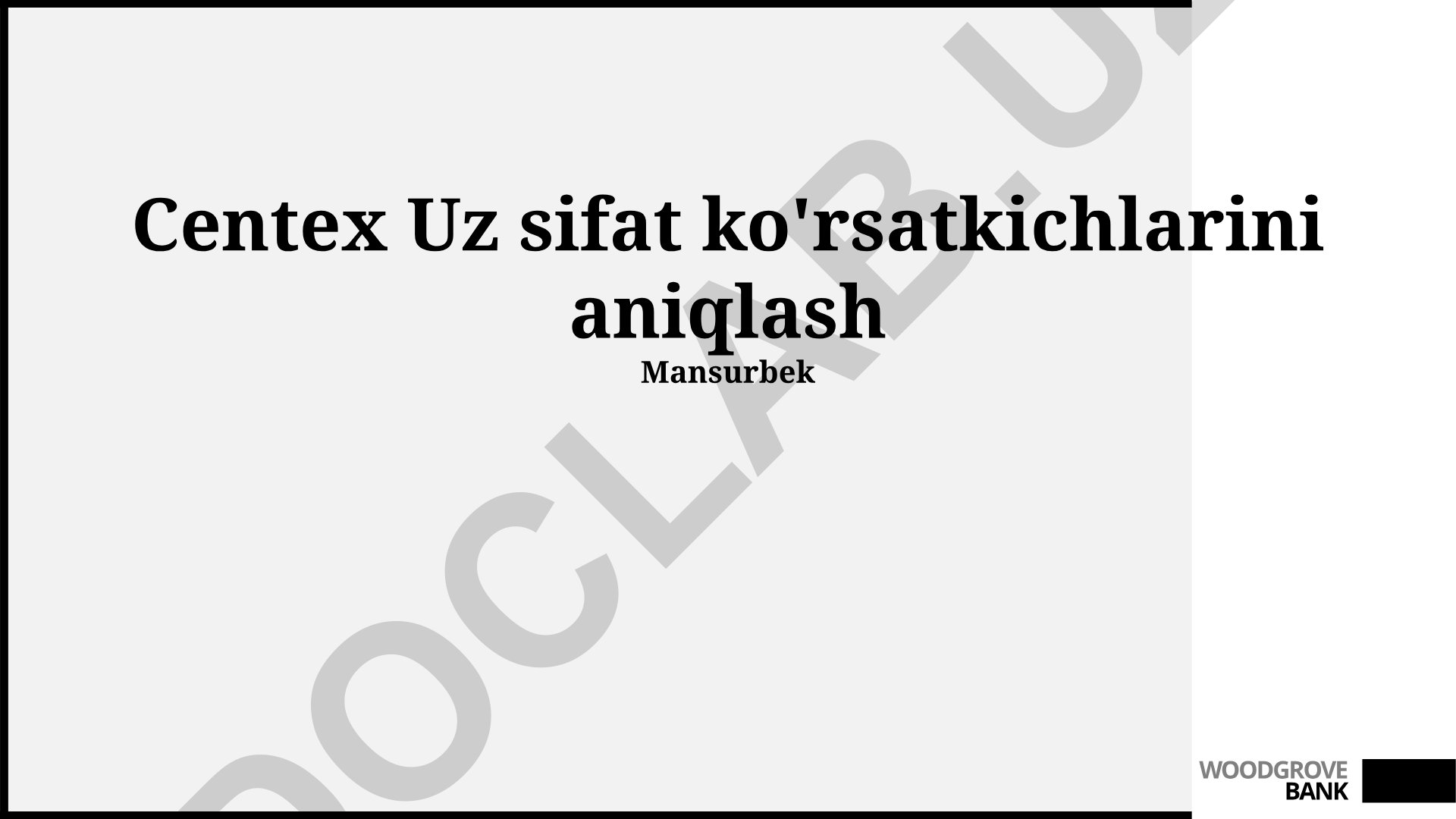 Centex Uz uy-joy qurilishi materiallari sifati va energiya samaradorligi