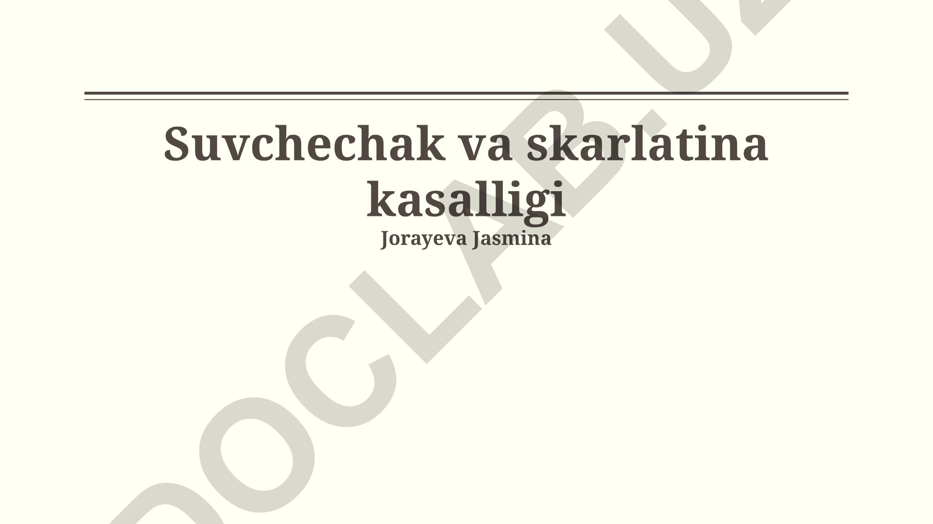 Qizamiq va skarlatina kasalliklari: sabablari, tarqalishi va oldini olish
