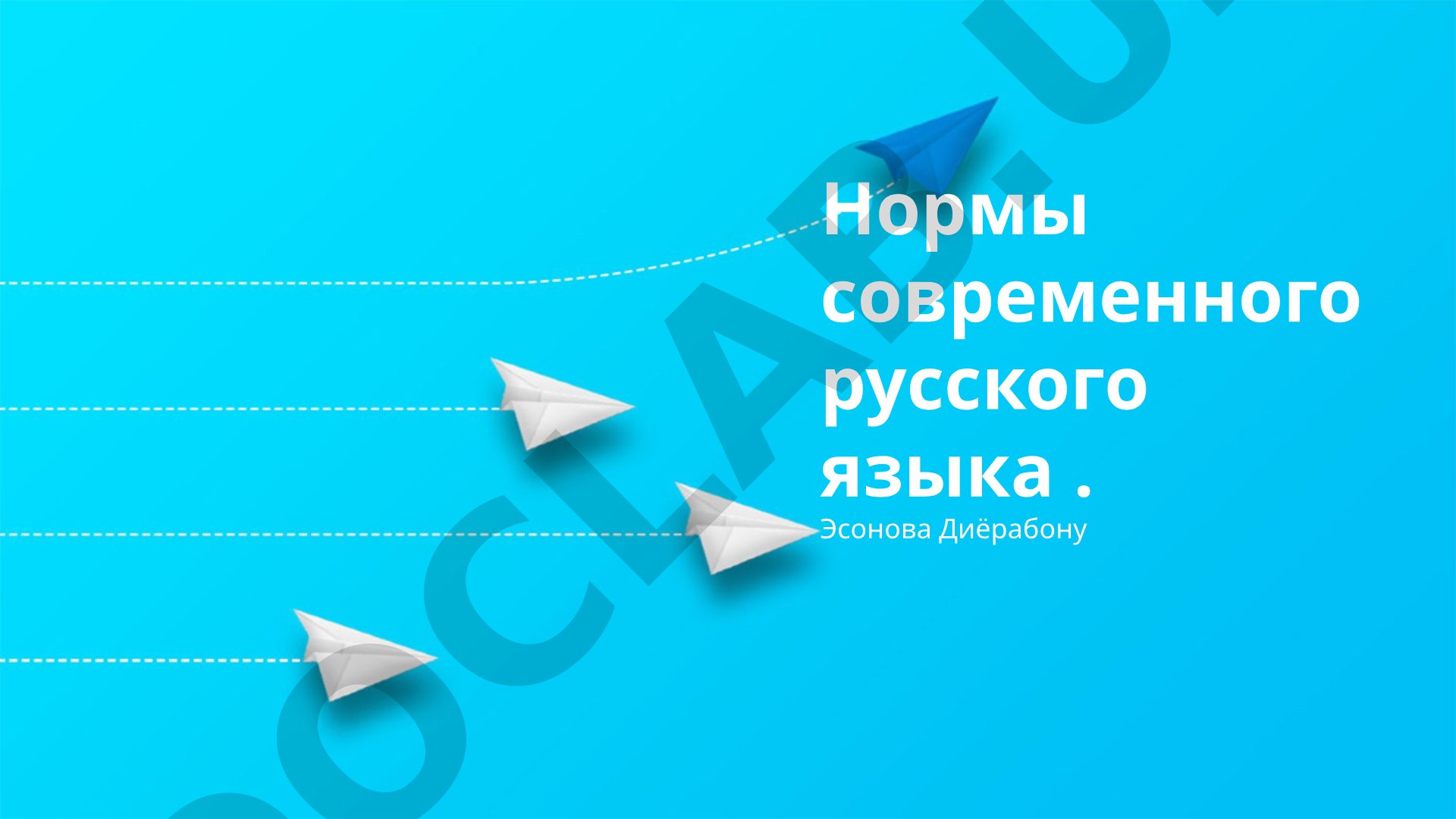 Нормы современного русского языка