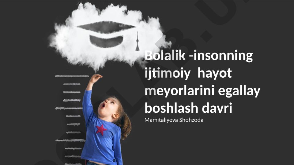 Bolalikda ijtimoiy hayot normalarini o'zlashtirish