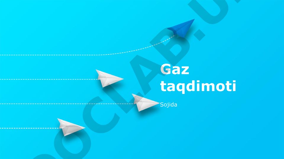 Gaz ta'minoti va xavfsizligi