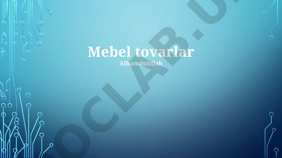 Mebel dizayni, ishlab chiqarish va marketing strategiyalari