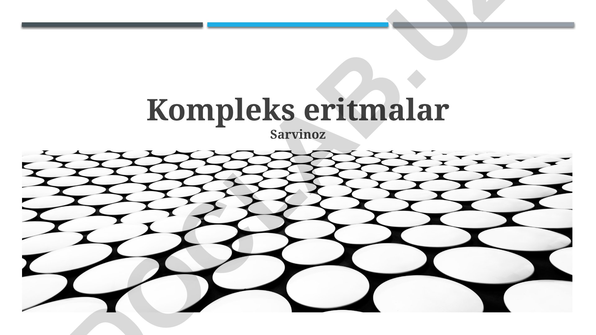 Kompleks eritmalar va murakkab yechimlar tahlili