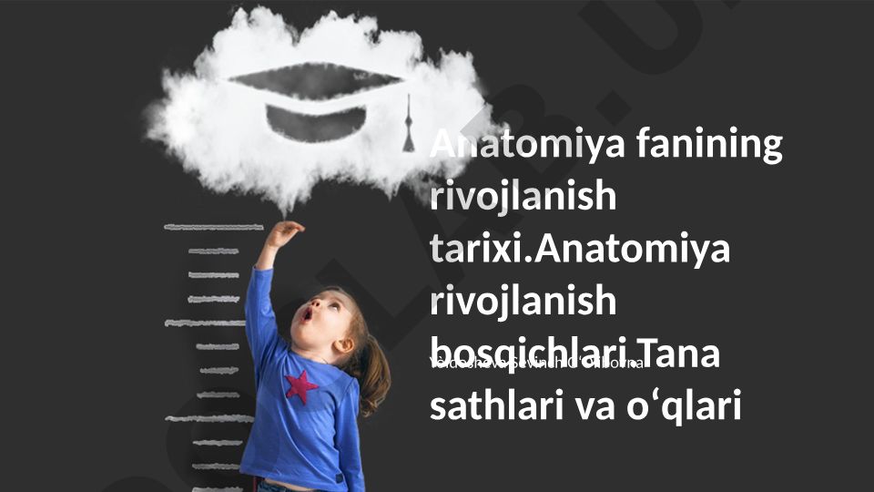 Anatomiya fanining rivojlanish tarixi va tana sathlari