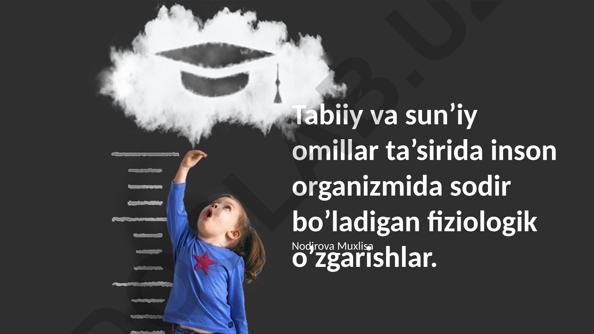 Tabiiy va sun'iy omillar ta'sirida inson organizmidagi fiziologik o'zgarishlar