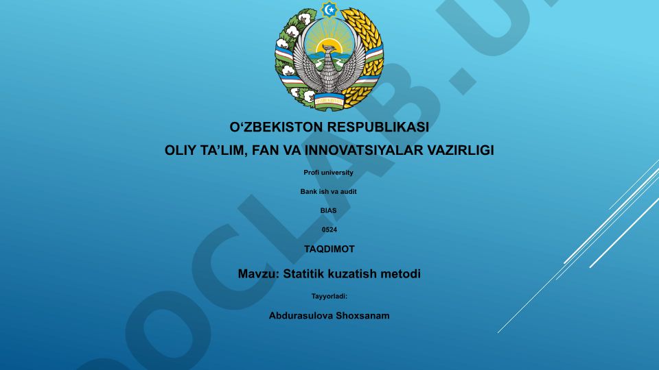 Statistik kuzatish metodi