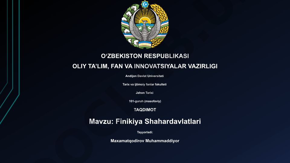 Finikiya Shahardavlatlari