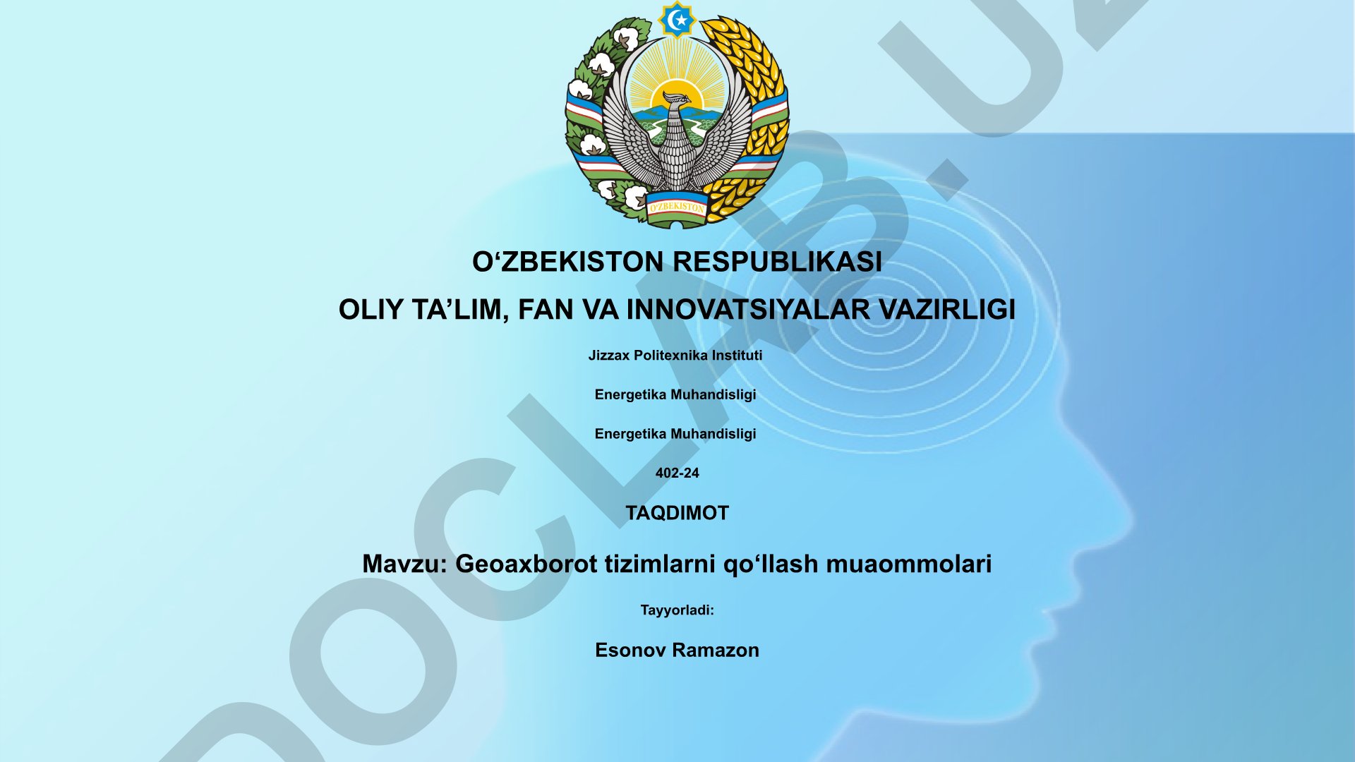Geoaxborot tizimlarni qo‘llash muammolari