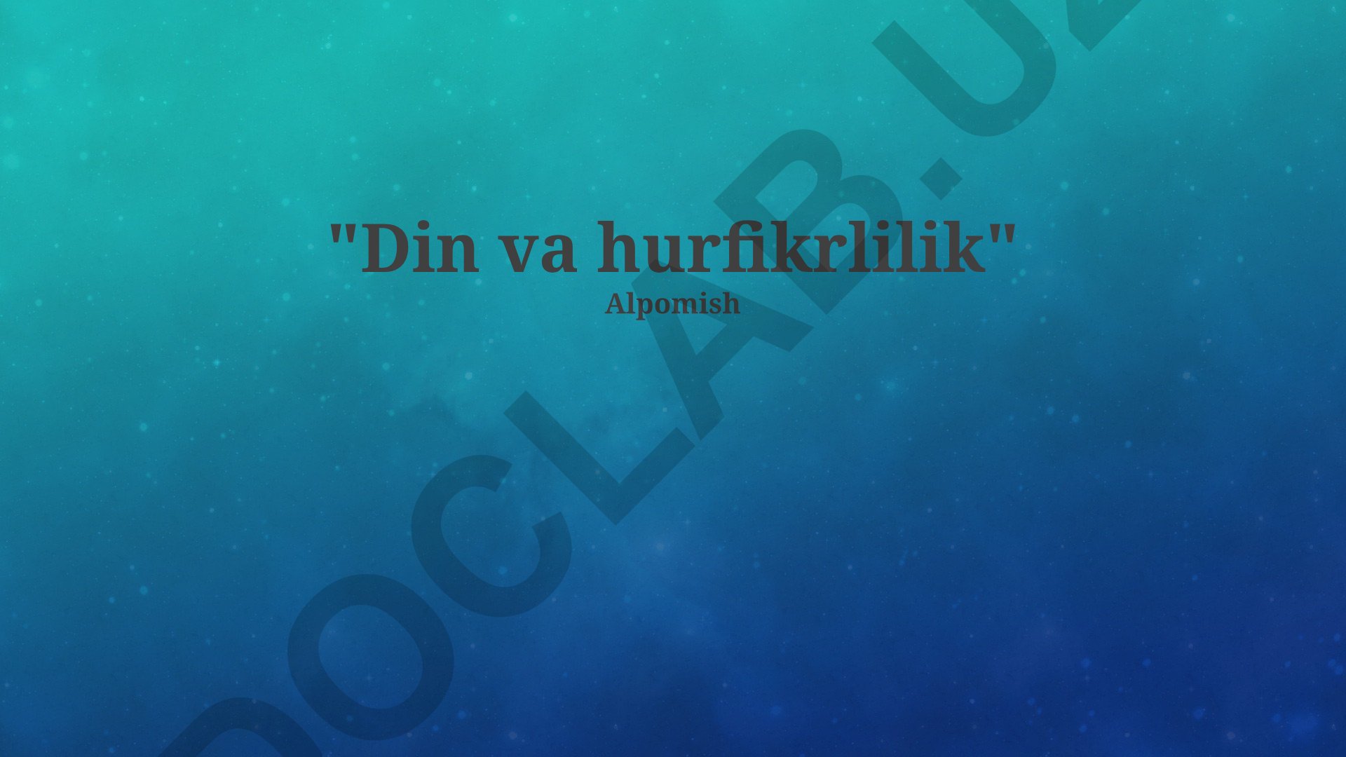 Imon va erkin fikrlash: ta'rif, farqlar va o'zaro aloqalar