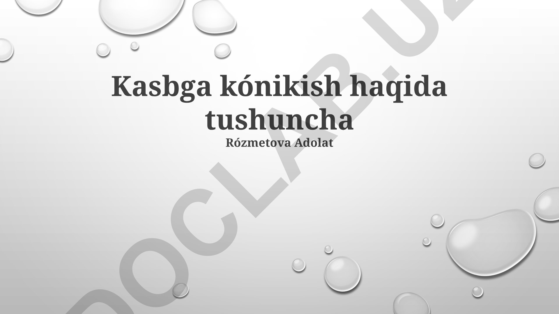 Kasbiy axloq tushunchasi, ahamiyati va normalari