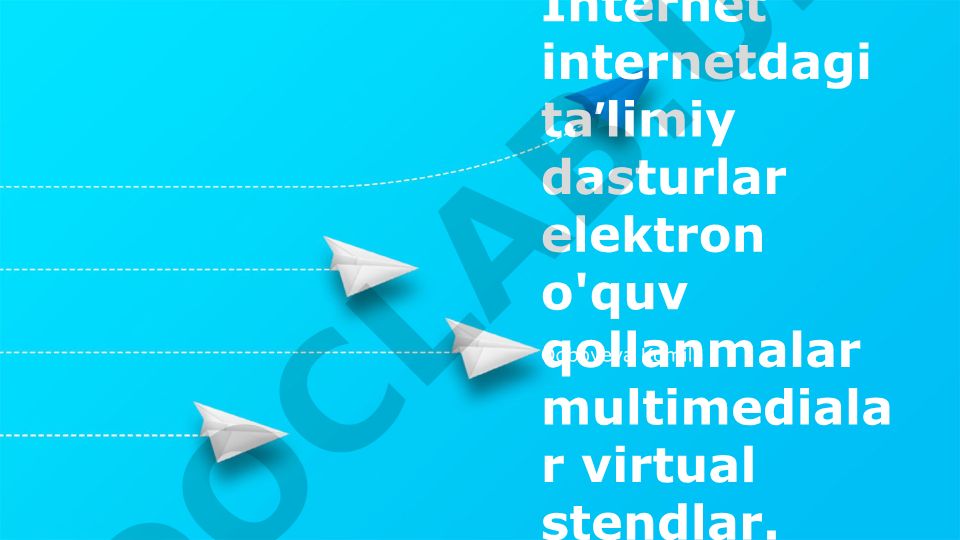 Internet asosidagi ta'lim dasturlari va ularning rivojlanish istiqbollari