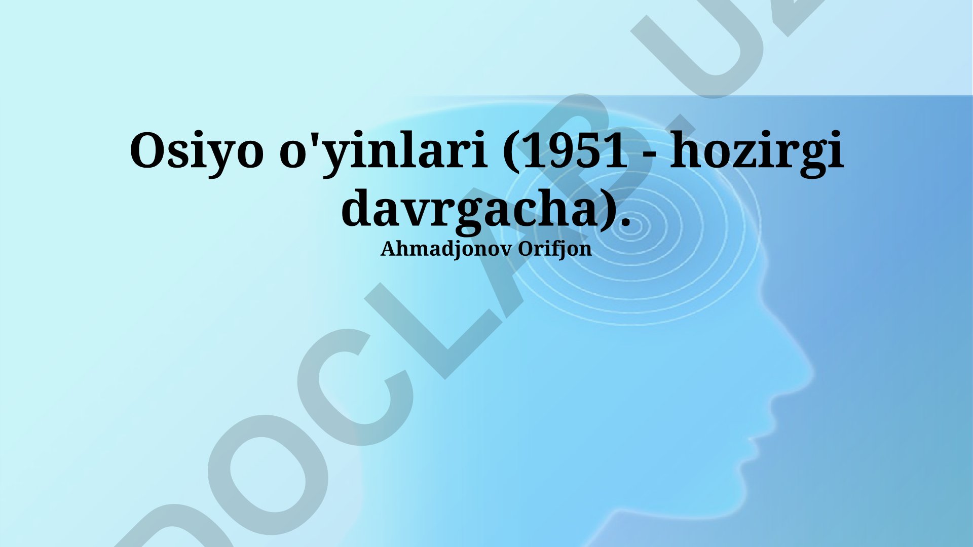 Osiyo o'yinlari tarixi, ta'siri va kelajak istiqbollari