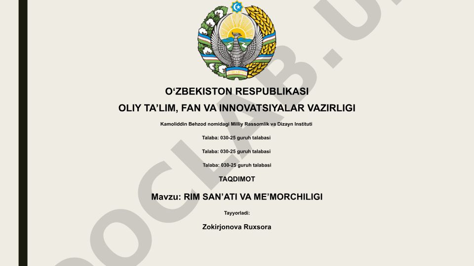 Rim san'ati va me'morchiligi