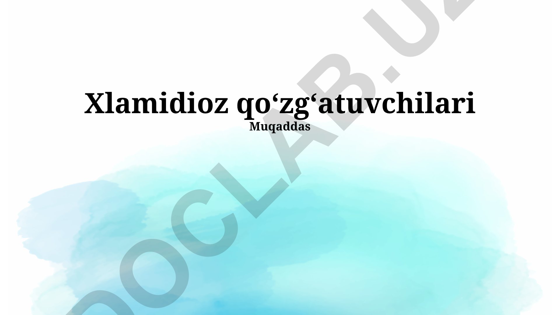 Xlamidiya infektsiyasining klinik ko'rinishlari, diagnostikasi va davolash usullari