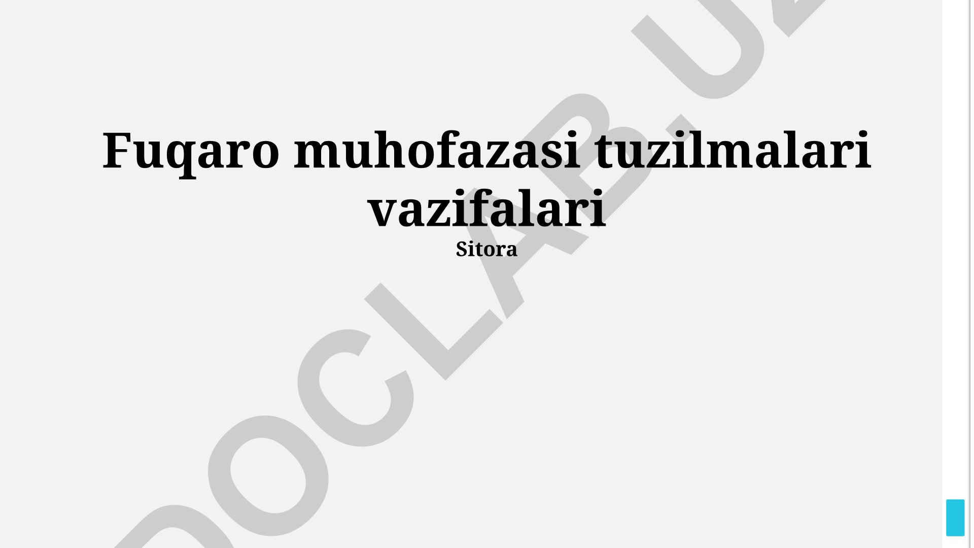 Fuqaro muhofazasi tuzilmalari vazifalari va inshootlari