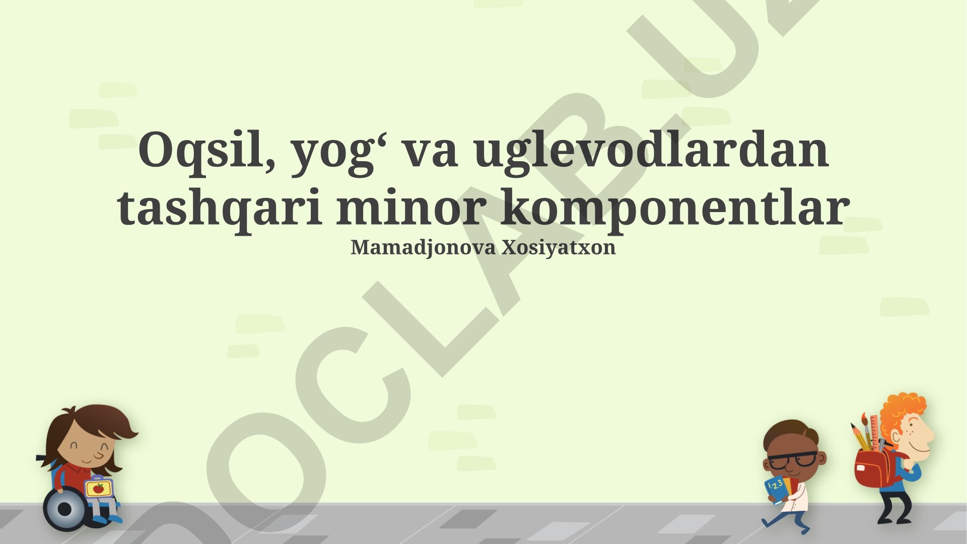 Vitaminlar, minerallar va energiya almashinuvi