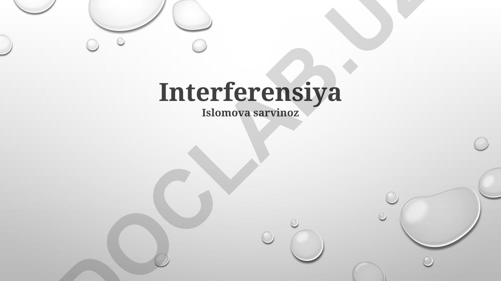 Interferensiya turlari, manbalari va aralashuv ta'sirini kamaytirish usullari
