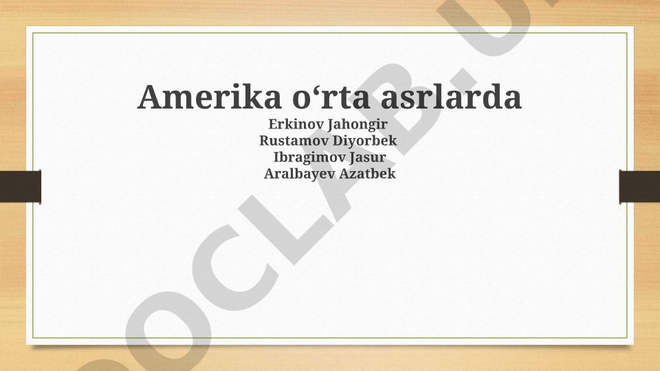 Amerika oʻrta asrlarida geografik cheklovlar, ijtimoiy tuzilma va madaniyat