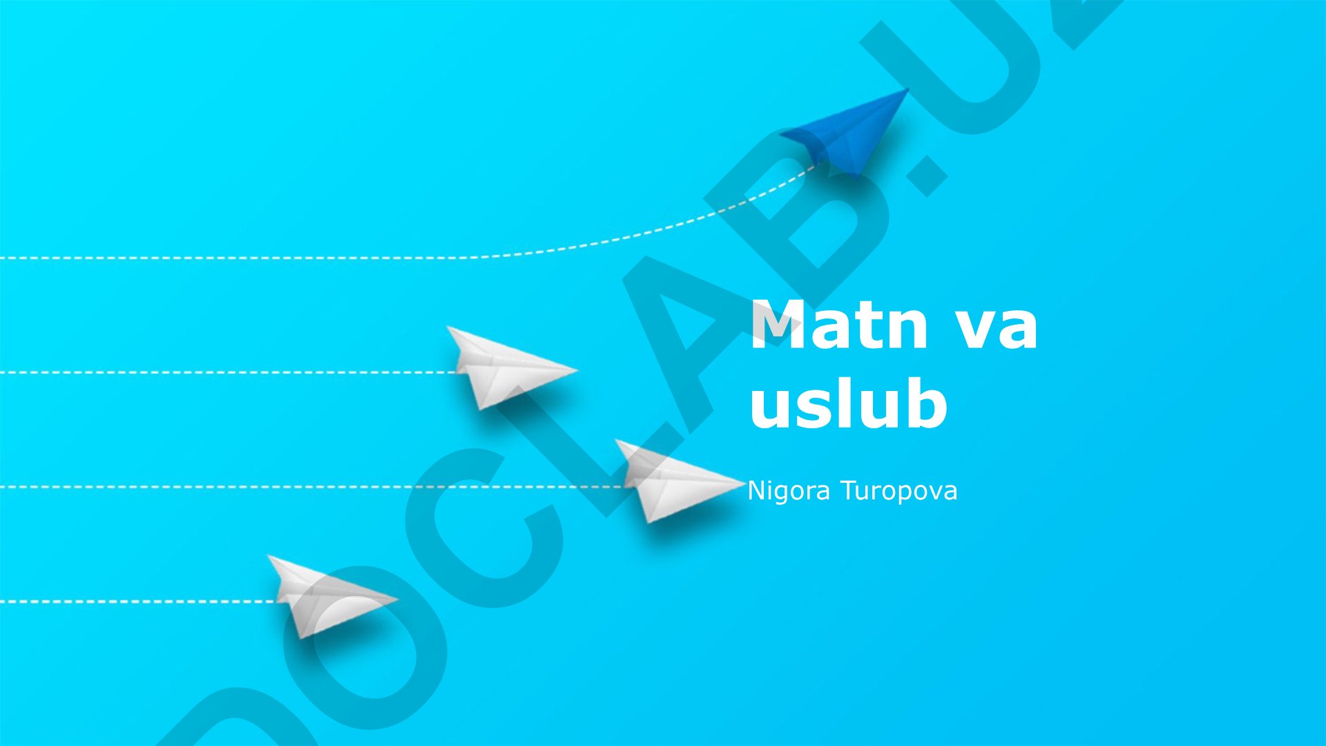 Matn va uslubning tipografik xususiyatlari va ta'siri